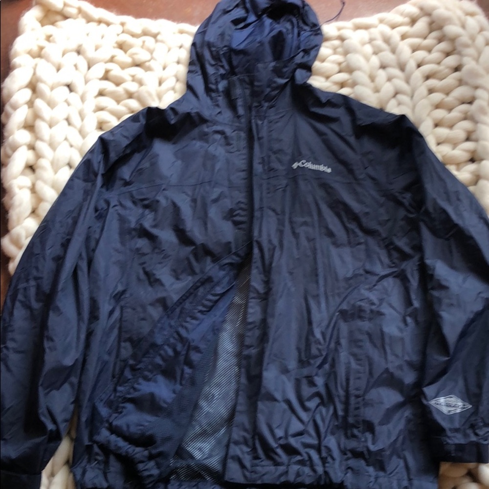 Columbia Mens Omni-tech Rainjacket - L